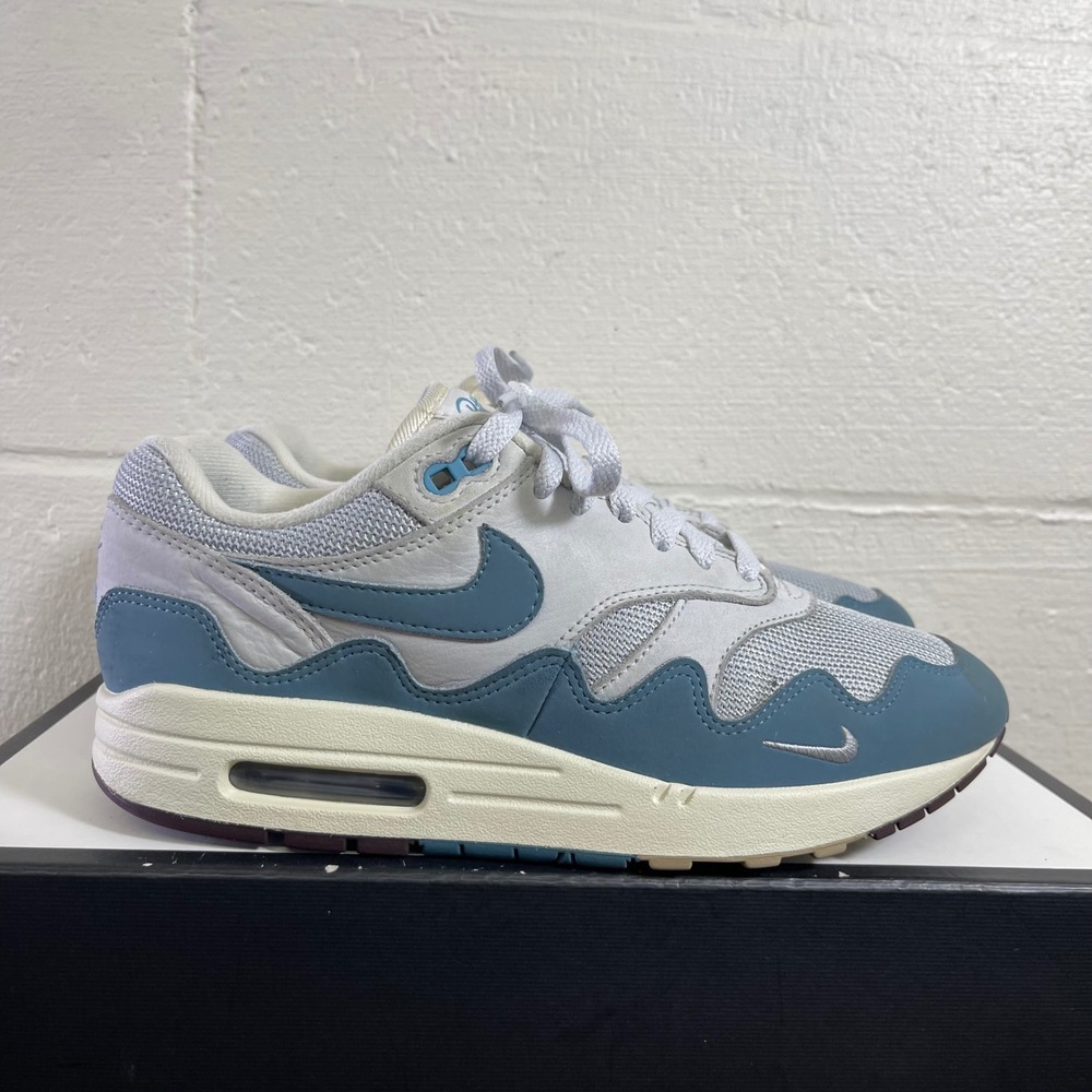 Nike Air Max 1 x Patta Waves Noise Aqua DH1348-004 Sneakers Men's 8 US/7 UK